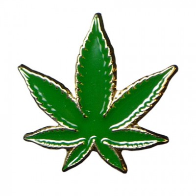 hatpinMarajuanaLeaf